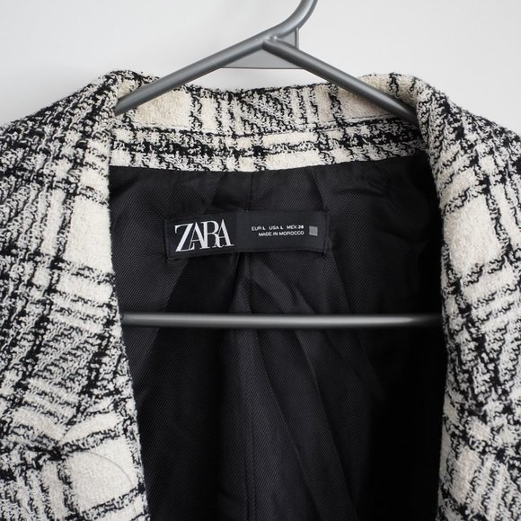 Zara black and white blazer - Picture 8 of 12